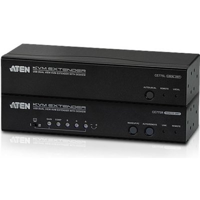 Aten CE-775 Extender PC-konzole, Dual Vie 300m – Hledejceny.cz