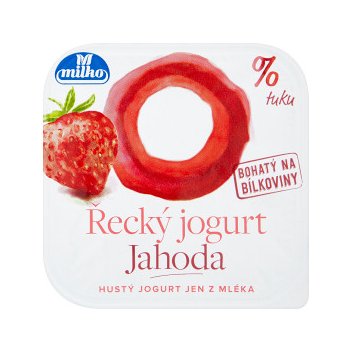 Milko Řecký jogurt jahoda 140 g