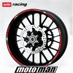 proužky na ráfky MOTOGRAFIX RACING POTISK APRILIA | Zboží Auto