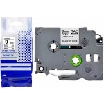 Kompatibilní Páska Brother TZe 221 / TZ 221 9mm x 8m – Černá Tisk/Bílý Podklad – Sleviste.cz