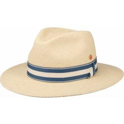 Luxusní klobouk Fedora ručně pletený UV faktor 80 Ekvádorská panama Mayser Gedeon Naturę