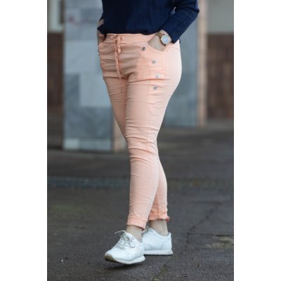 Pružné kalhoty LOKI Meruňková – Zboží Dáma