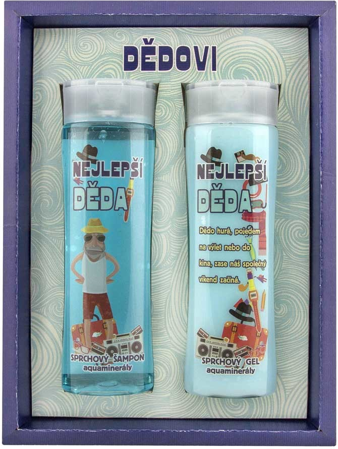 Bohemia Gifts Dědovi sprchový gel 200 ml + šampon 200 ml dárková sada