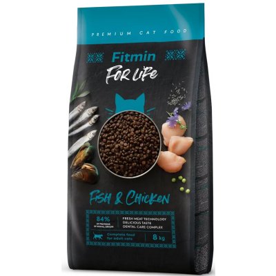 Fitmin cat For Life Adult Fish and Chicken 8 kg – Hledejceny.cz