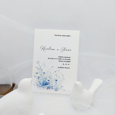 Svatební oznámení Modré ráno 1 – Hledejceny.cz