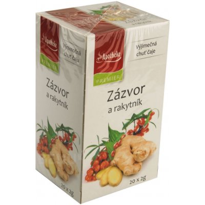 Apotheke Zázvor a rakytník 20 x 2 g