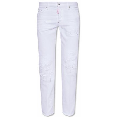 Dsquared2 pánské džíny slim skinny S71LB1055 bílé – Zboží Mobilmania