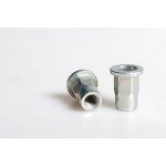 BRALO Nýtovací matice M6x9x14,5 ocel, plochá hlava HEX – Zboží Mobilmania