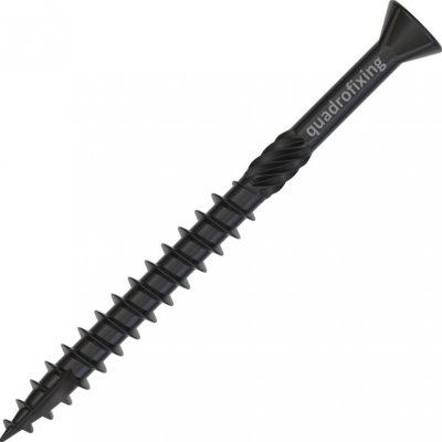 Nerezové vruty černé 4,0-5,0 mm (200+bit) QUADROFIX BLACK – Hledejceny.cz