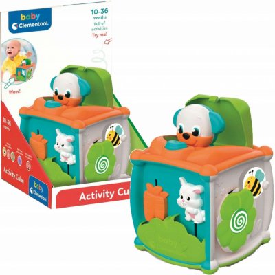 Clementoni Baby Peekaboo kostka: Vykukující zvířátka – Zboží Mobilmania