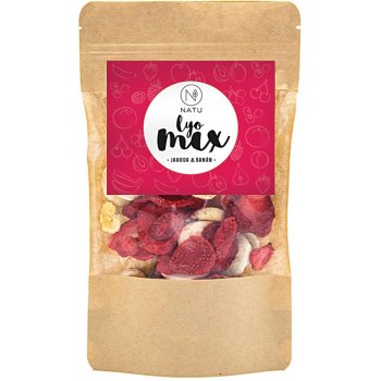 NATU Lyo mix jahoda a banán 40 g