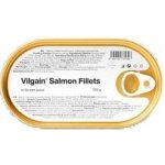 Vilgain Filety z lososa ve vlastní šťávě 170 g – Zboží Dáma