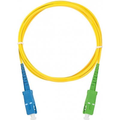 XtendLan FOP-SCASC-S-7-9 FO patch SC/APC-SC 7m 9/125 simplex, G.652d, LS0H, 7m – Zboží Živě