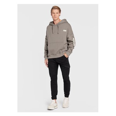 Alpha Industries Mikina Organics 118349 Béžová Regular Fit