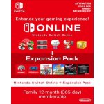 Nintendo Switch Online Family + Expansion Pack členství 365 dní – Zbozi.Blesk.cz
