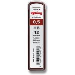 Rotring tuhy do mikrotužky 0,5 mm, HB S0312650 12 ks – Zboží Živě