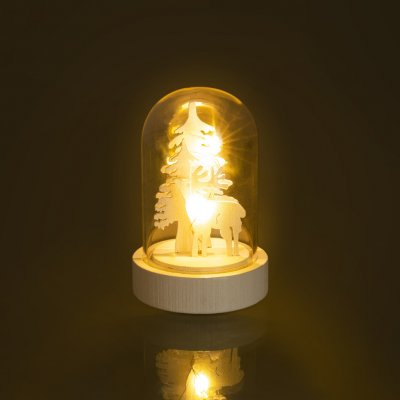 Retlux RXL 320 Skleněná kopule s jelínkem 1 LED – Hledejceny.cz