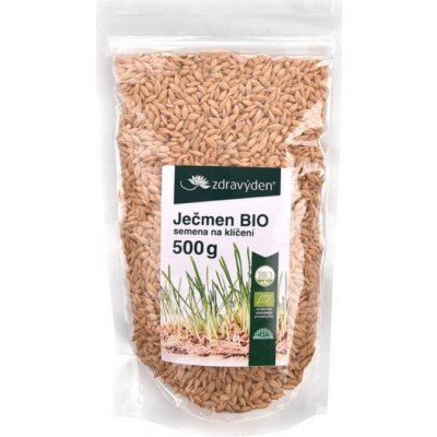 BIO Ječmen - prodej bio semen na klíčení - 500 g – Zbozi.Blesk.cz