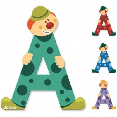 Janod písmenko A lepící 9 cm – Zboží Dáma