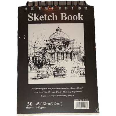 SketchBook A5 148mmx210mm 50 listů – Hledejceny.cz