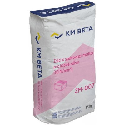 KM Beta ZM 907 Malta zdicí a spárovací pro lícové zdivo 25 kg – Sleviste.cz
