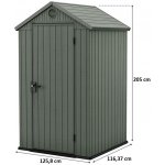 Keter Darwin 4 x 4 zelený s podlahou 259004 – Zboží Dáma