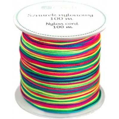DP Craft Nylonová šňůrka duhová 0,8mm 100m – Zboží Mobilmania
