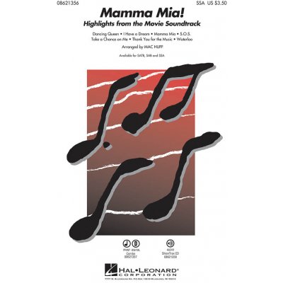 Mamma Mia! Choral Highlights noty pro sbor SSA 1022348 – Hledejceny.cz