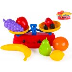 Teddies Ovoce 7ks s váhou kuchyňskou plast v síťce 26x15x15cm – Zboží Dáma