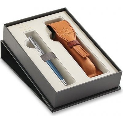 Parker 2233 Sonnet Premium Metal Blue CT kuličková tužka dárková sada s pouzdrem – Hledejceny.cz