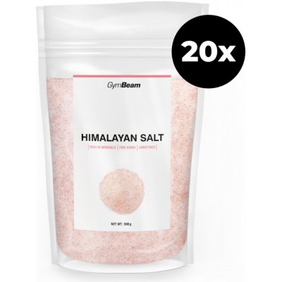 GymBeam himalájská sůl růžová jemná 500 g – Zboží Mobilmania