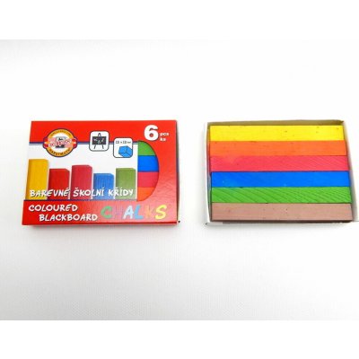 Koh-i-Noor Barevné školní křídy 6 kusů – Sleviste.cz