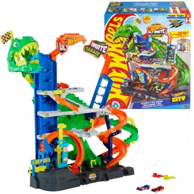 Mattel Hot Wheels City Ultimate T-Rex Garage JHL98 – Hledejceny.cz