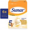 Umělá mléka Sunar 5 complex 6 x 600 g