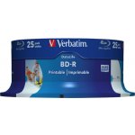 Verbatim BD-R SL 25GB 6x, printable, spindle, 25ks (43811) – Hledejceny.cz