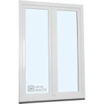 Kömmerling balkonové dveře 70 AD O+OS klapačka levé bílá 150 x 240 cm jednostranná klika + madýlko + PVC rám – Hledejceny.cz