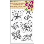 Anděl předloha k barvám na sklo 1556 vyvýšená kontura 47 – Zboží Dáma