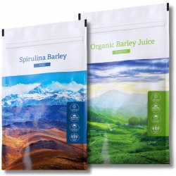 Energy Spirulina Barley tabs 200 tablet + Organic Barley Juice powder 100 g