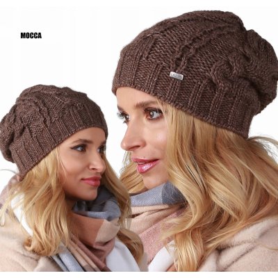 Fashionweek dámská čepice beanie šmoulinka ZIZI-A4 Mocca – Hledejceny.cz