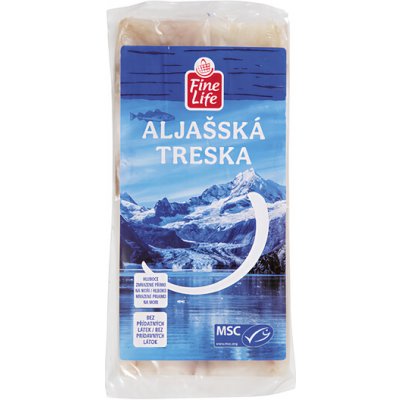 Fine Life Treska aljašská filé 2 x 400 g – Sleviste.cz