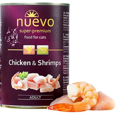 NUEVO Cat Adult Kuře a krevety 400 g – Hledejceny.cz