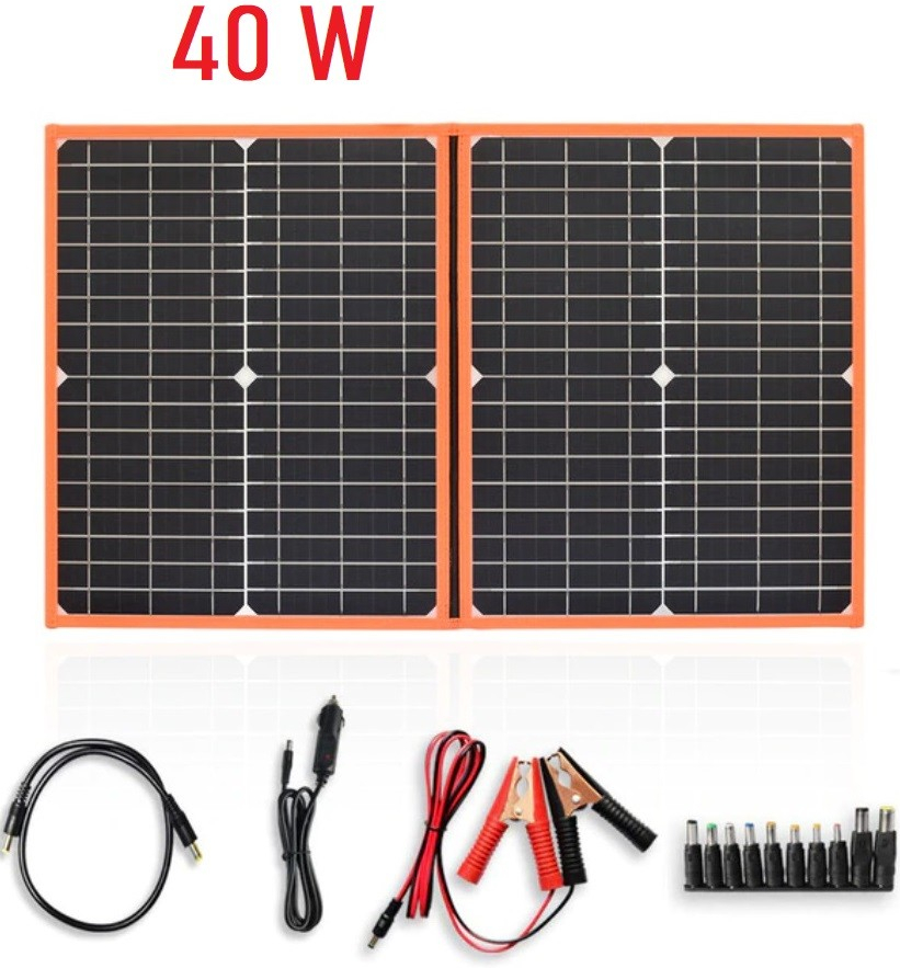 Xmund Orange přenosný solární panel 40Wp