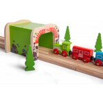 Bigjigs Rail Dvojitý železniční tunel – Zboží Dáma
