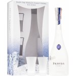 Pravda Vodka 40% 0,7 l (dárkové balení 2 sklenice) – Zboží Dáma