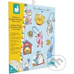 Janod Atelier Mini Kreatívna sada Zmršťovacie obrázky výroba magnetiek a kľúčeniek – Hledejceny.cz