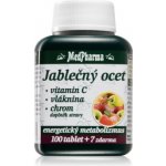 MedPharma Jablečný ocet Vitamín C vláknina chrom 107 tablet – Hledejceny.cz