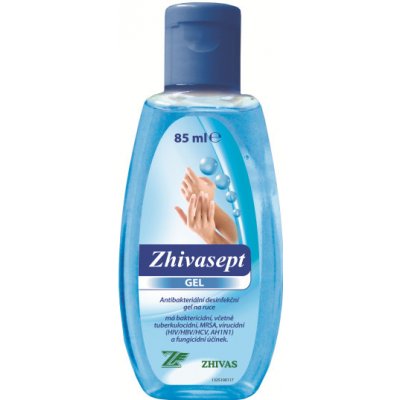 Zhivasept gel k suchému mytí i chirurgické dezinfekci rukou 85 ml – Zbozi.Blesk.cz