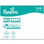 Pampers Aqua Soft Touch Dětské čisticí ubrousky 576 ks – Sleviste.cz