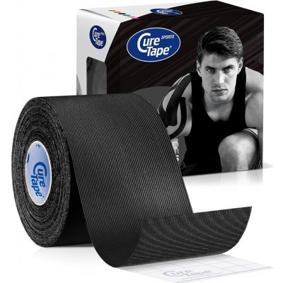 CureTape Sports kineziologický tejp černý 5 cm x 5 m – Zboží Mobilmania