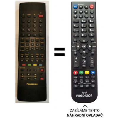 Dálkový ovladač Predátor Panasonic TX-33V30XE – Hledejceny.cz